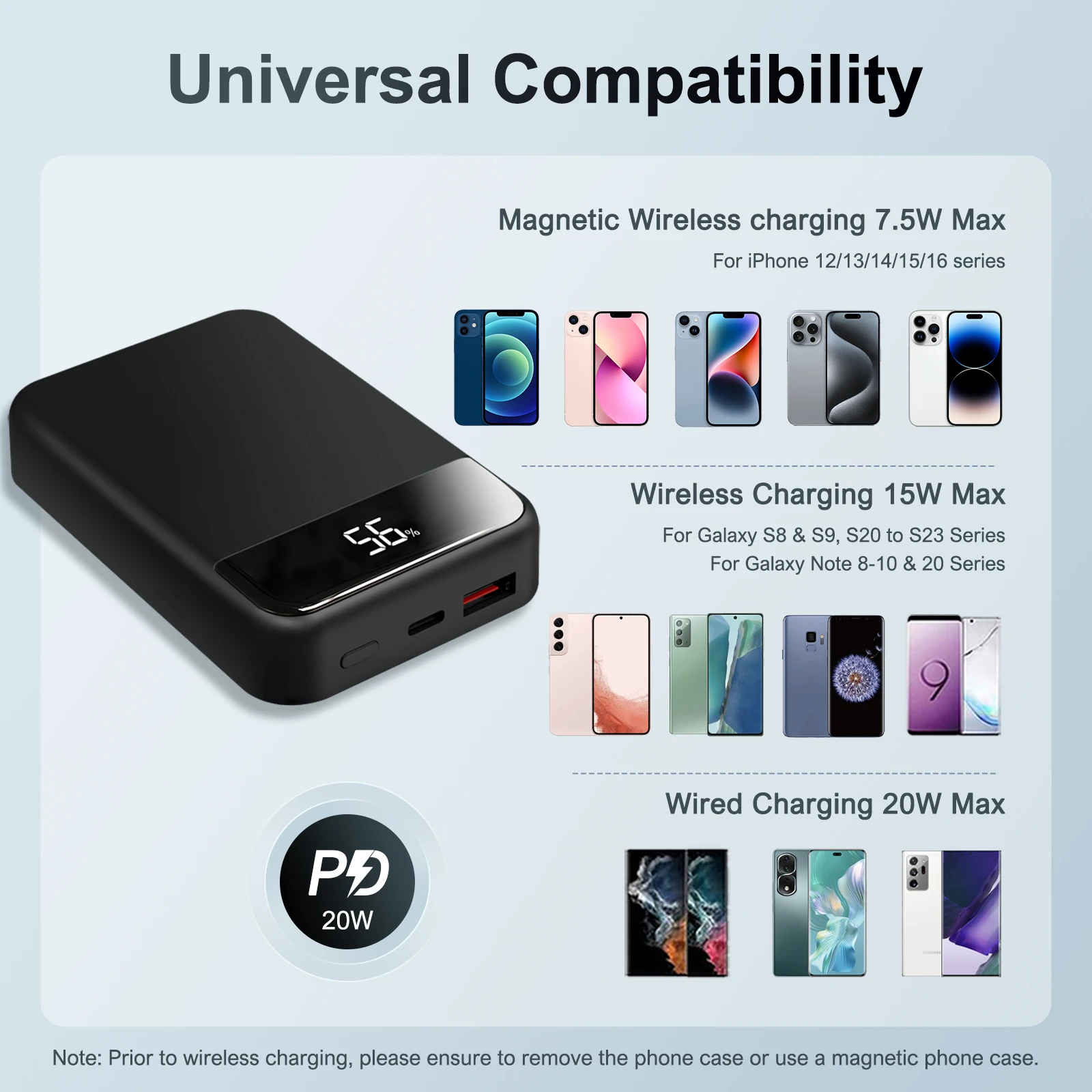 Magnetic Wireless Portable Charger Power Bank - Image 4