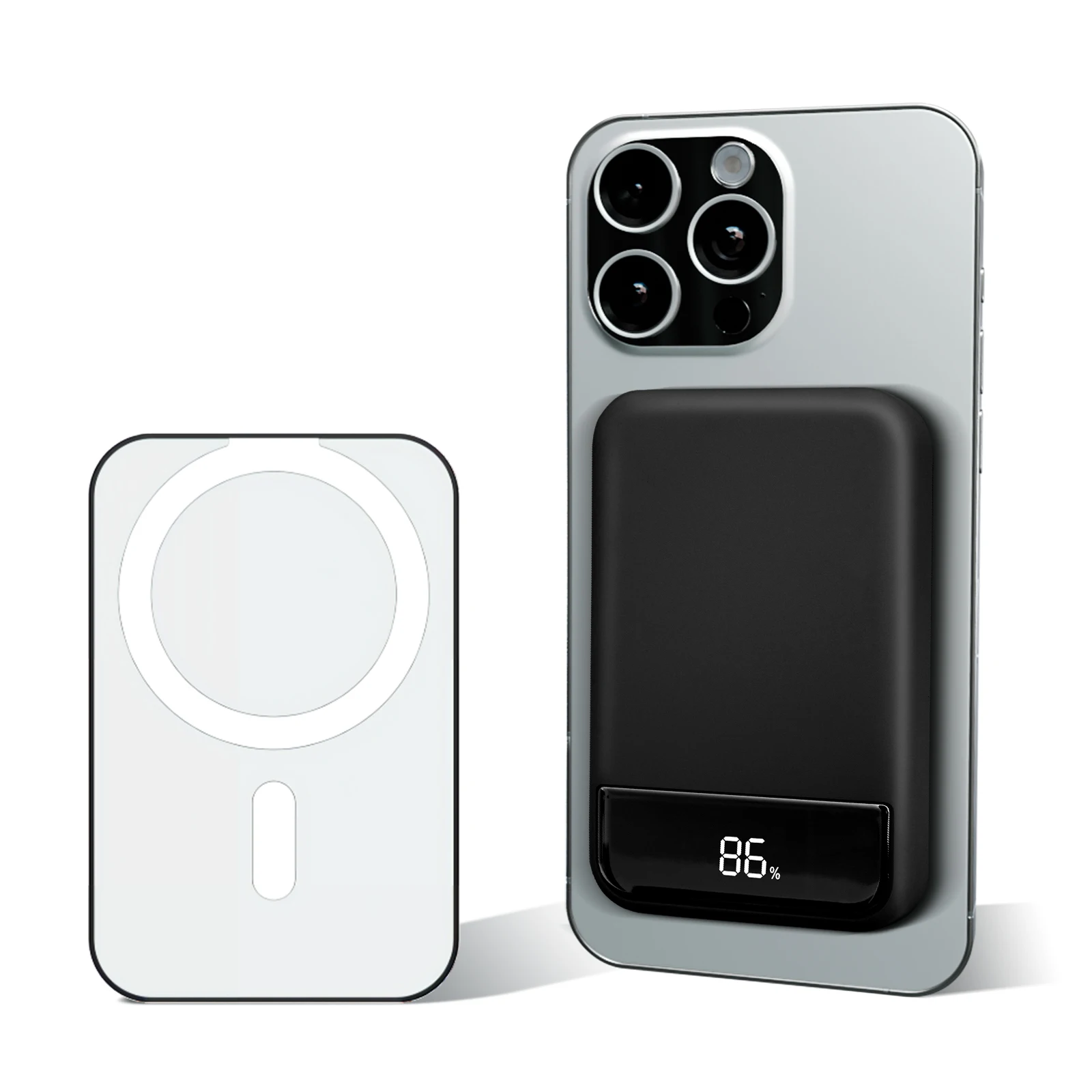 Magnetic Wireless Portable Charger Power Bank - Image 1